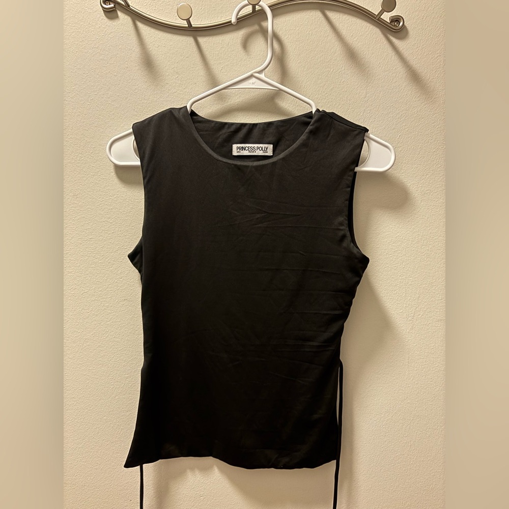 Princess Polly Classic Black Muscle Tee